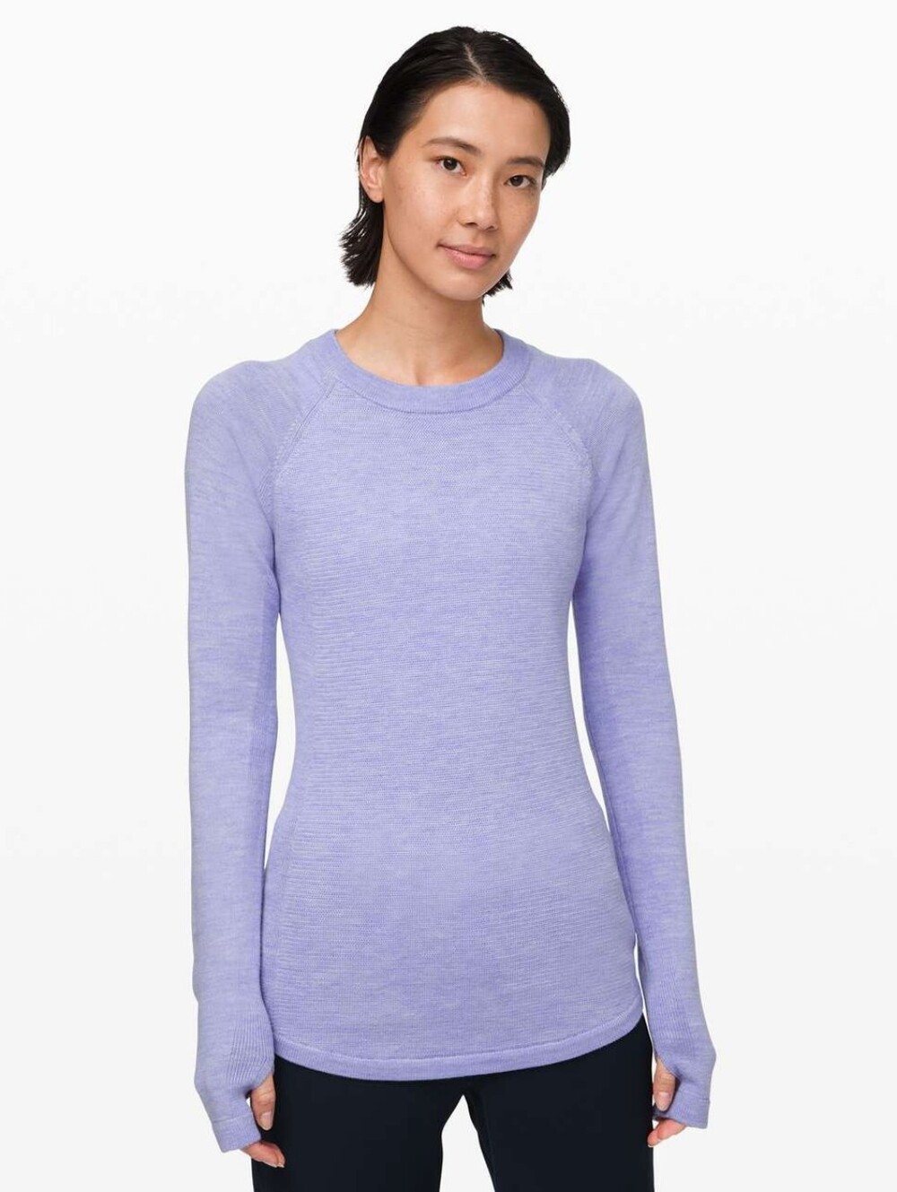 Lululemon Sit In Lotus SweaterHeathered Lavender Dusk